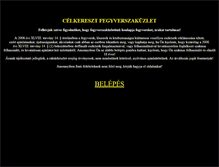 Tablet Screenshot of celkeresztfegyverszakuzlet.hu